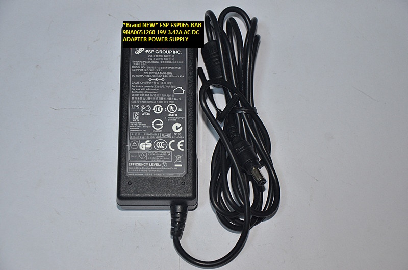 *Brand NEW* FSP FSP065-RAB 9NA0651260 19V 3.42A AC DC ADAPTER POWER SUPPLY